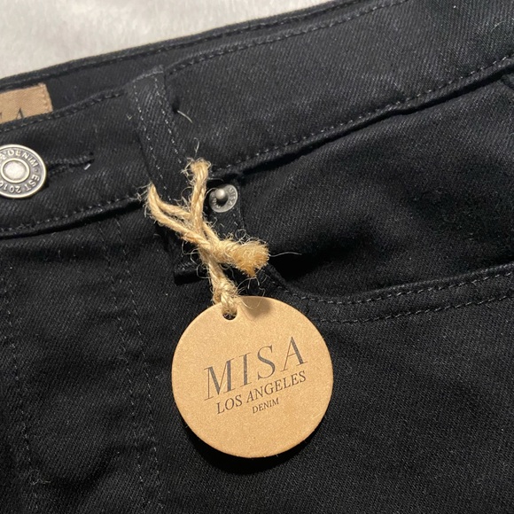 MISA Los Angeles Super Star Assymetrical Mini Skirt - Picture 3 of 7